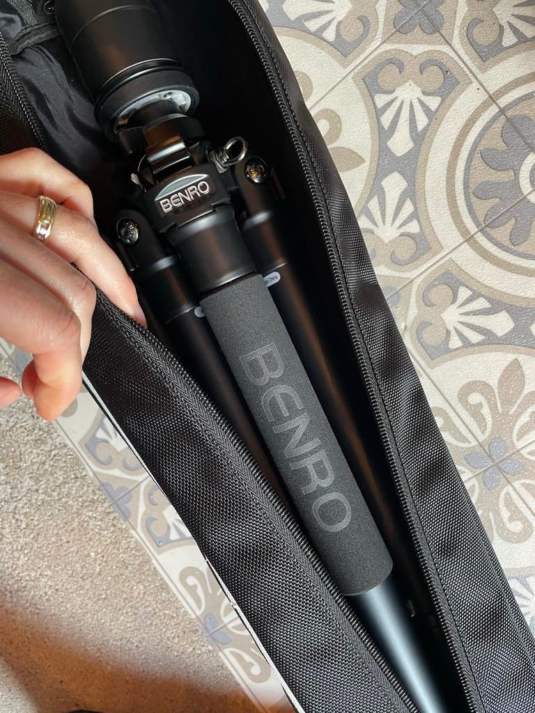 Benro statief A-258EX met balhoofd BH2, Audio, Tv en Foto, Fotografie | Statieven en Balhoofden, Zo goed als nieuw, Minder dan 150 cm