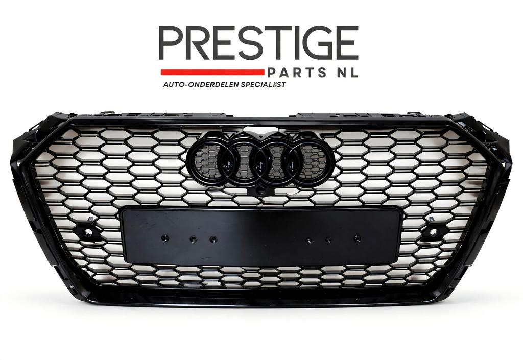 Grill Audi A4 B9 8W RS4 Look Black Grille bj.2015-2019 NIEUW, -, Voor, Nieuw, Ophalen of Verzenden