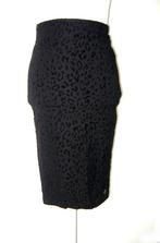 panther print koker stretch rok gothic rock punk rockabilly, Verzenden, Zwart, Nümph, Nieuw