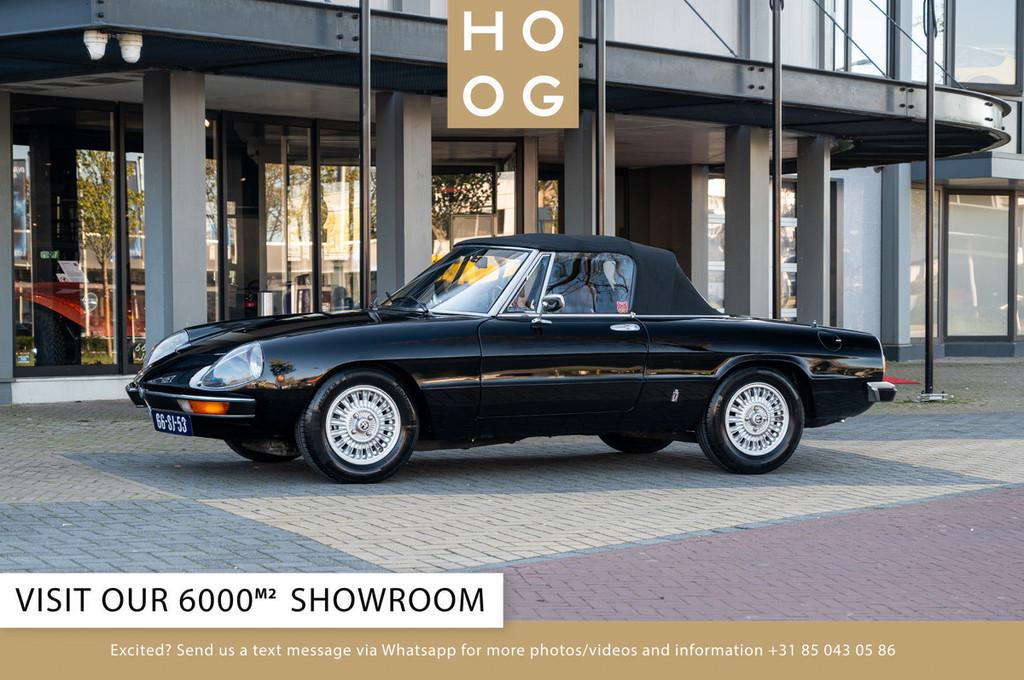 Alfa Romeo Spider 2.0 Veloce Coda Tronca (bj 1978), Auto's, Oldtimers, Cabriolet, Handgeschakeld, 2 stoelen, 126 pk