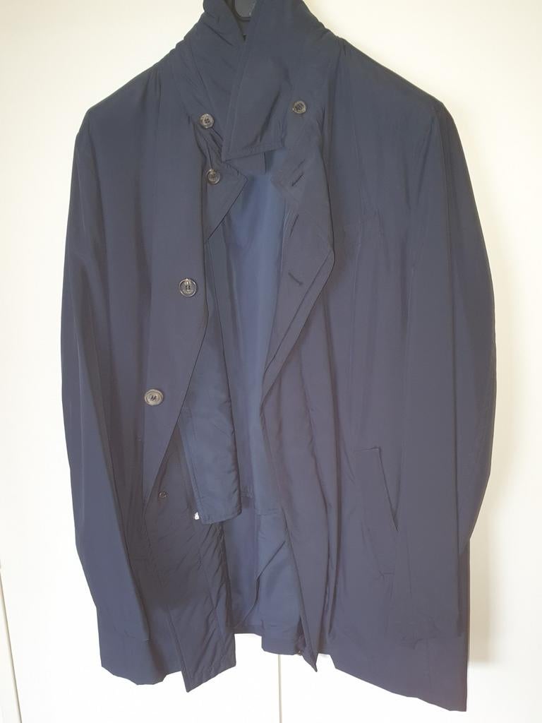 Borrelli jas met uitneembare voering, maat 56, Ophalen of Verzenden, Blauw