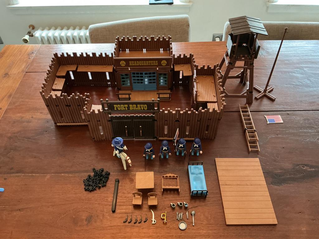 Playmobil Fort Bravo 3773 compleet vintage, Ophalen of Verzenden, Zo goed als nieuw