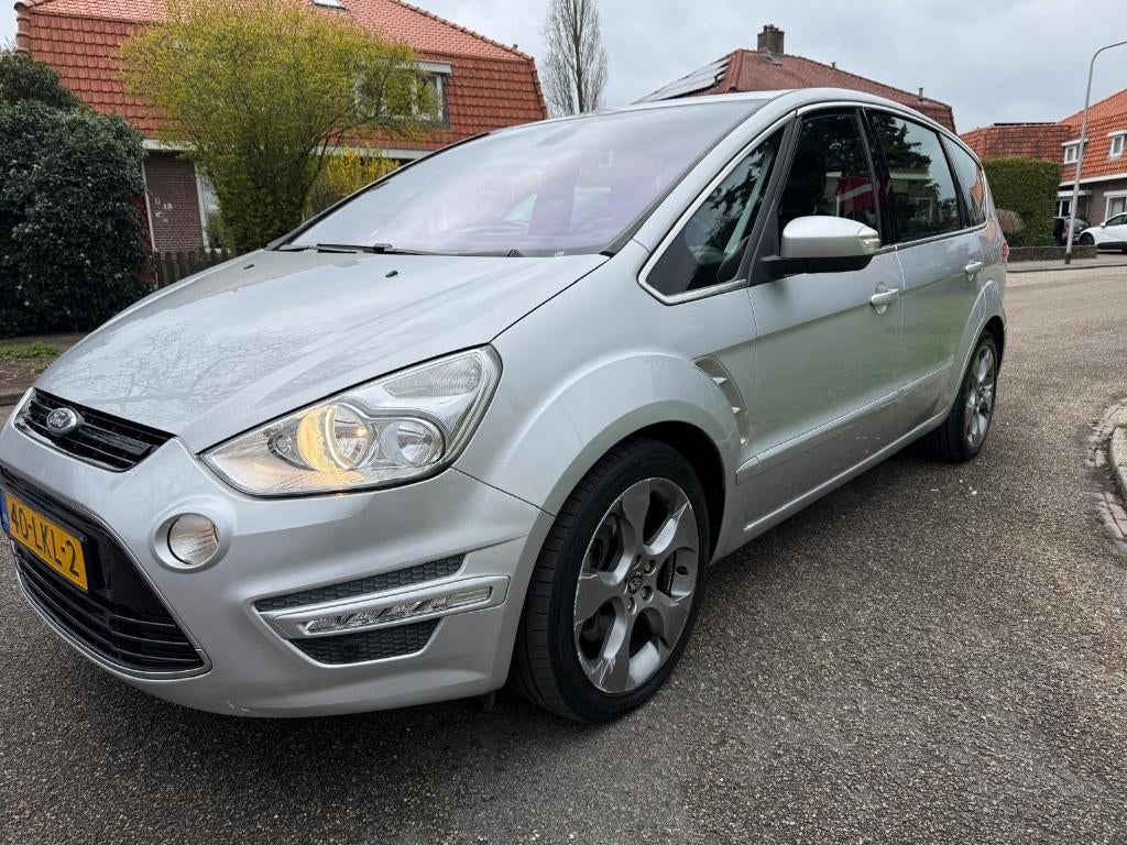 Ford S-Max 2.0 Stci 149KW Powershift 2010 Grijs, Auto's, 1976 cc, 4 cilinders, 7 stoelen, Origineel Nederlands