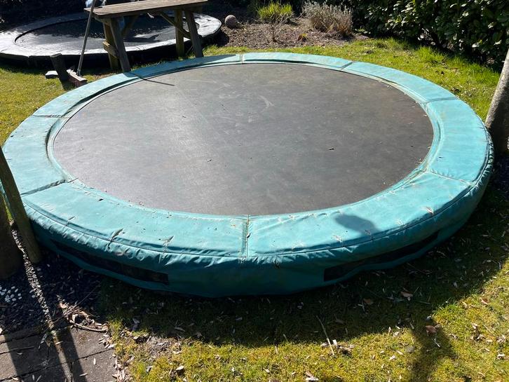 Salta Excellent Ground Trampoline 366, Kinderen en Baby's, Speelgoed | Buiten | Trampolines, Gebruikt, Ophalen