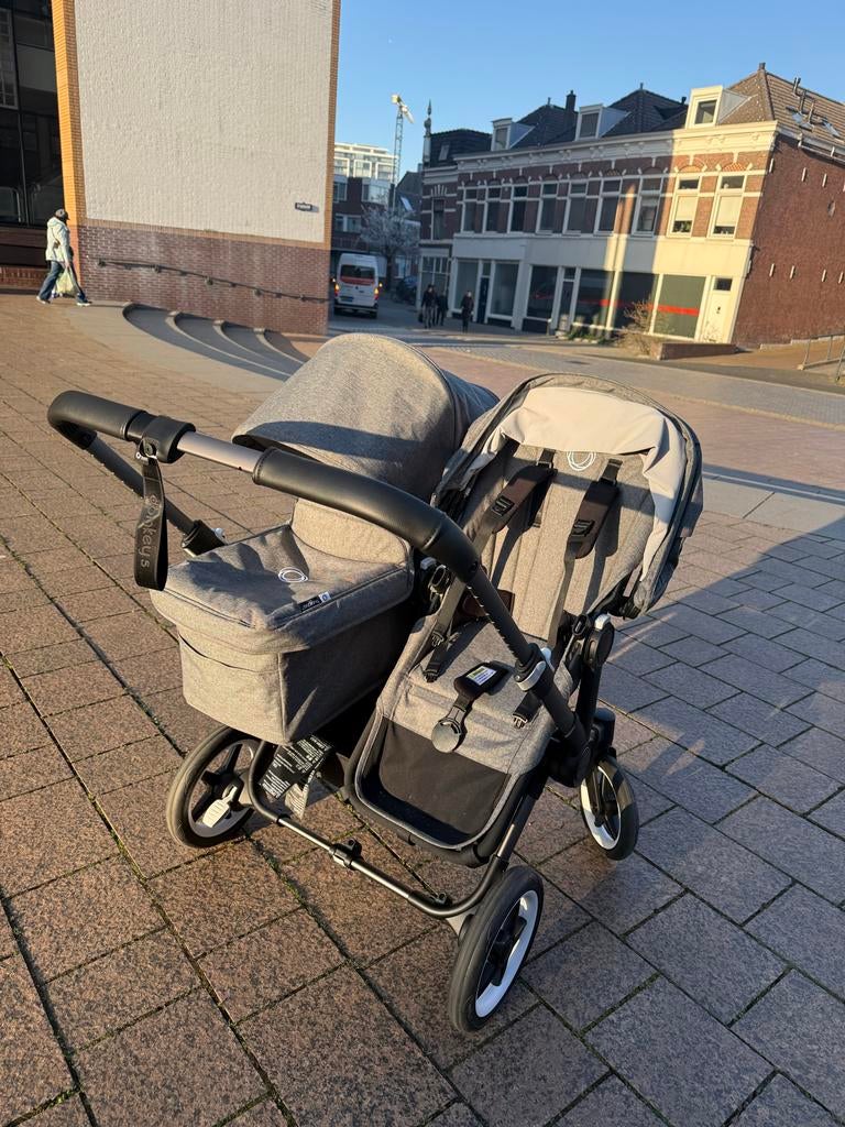 Bugaboo Donkey 5 kinderwagen + extra zitje, Zo goed als nieuw, Ophalen, Kinderwagen, Duowagen