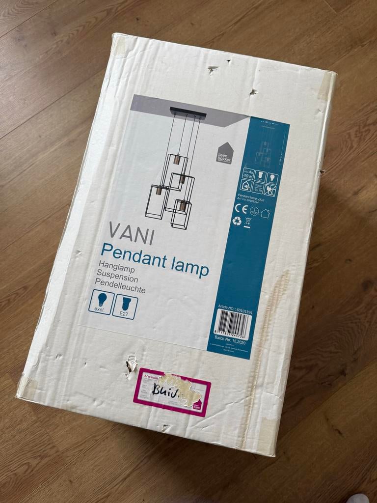 Vani Hanglamp Leenbakker, Ophalen, Nieuw, Metaal, 50 tot 75 cm