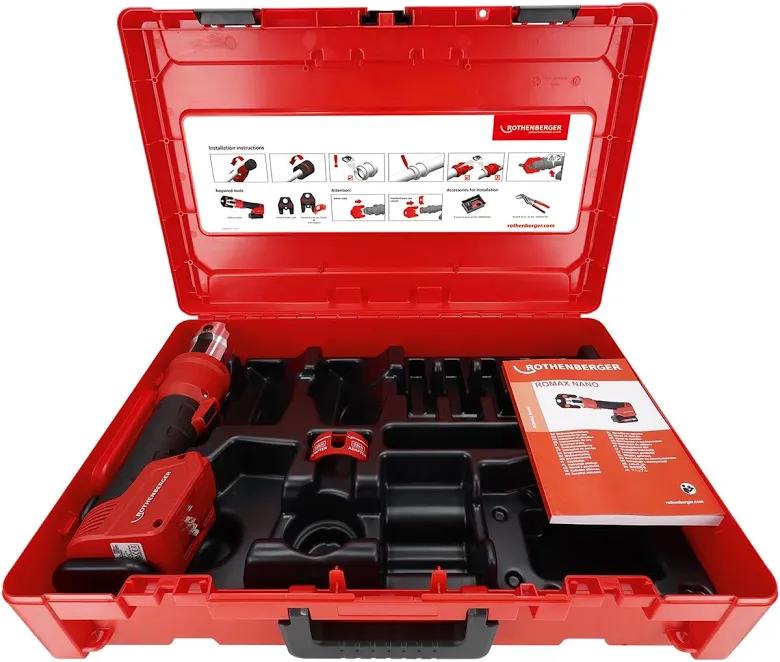 Rothenberger ROMAX NANO Accu Perstang Set, Ophalen of Verzenden, Zo goed als nieuw