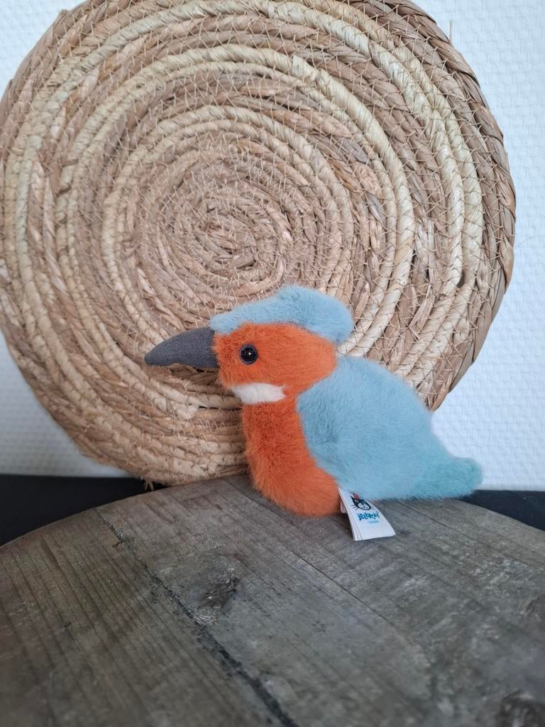 Jellycat Birdling Kingfisher retired, Jellycat, Overige karakters, Overige typen, Blauw