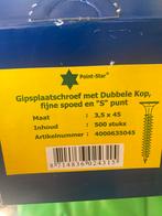 3000 stuks Gipsplaatschroeven 3,5x45 mm - Point-Star, Schroeven, Onbekend, Nieuw, Ophalen of Verzenden