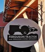 Dubbelzijdig MASSEY FERGUSON uithangbord(incl. beugel), Ophalen of Verzenden, Nieuw, Reclamebord