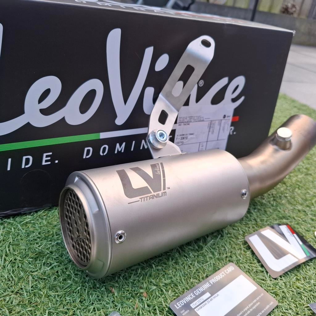 Leovince SBK Lv corsa S titanium Kawasaki ZX6R, Motoren, Ophalen of Verzenden, Nieuw