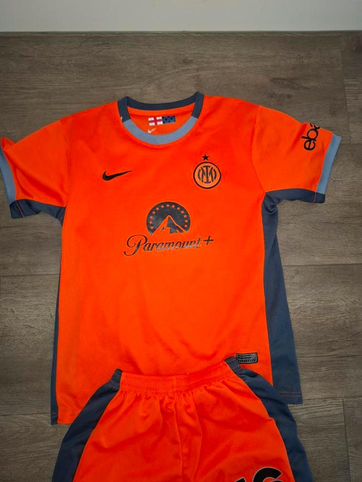 Inter Milan Uit Tenue 2024-2025 - Frattesi #16 (164 cm), Kleding | Heren, Sportkleding, Zo goed als nieuw, Voetbal, Overige maten