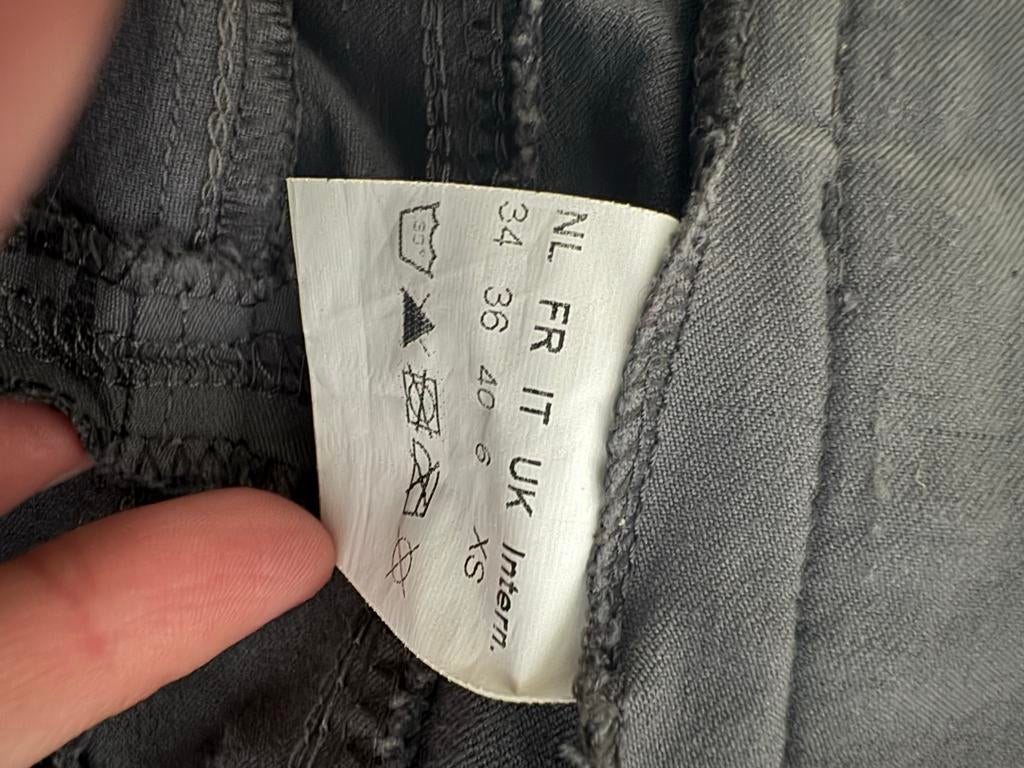 Paardrijbroek qhp in grijs, maat 34, Dieren en Toebehoren, Ophalen, Zo goed als nieuw, Dressuur, Onderkleding
