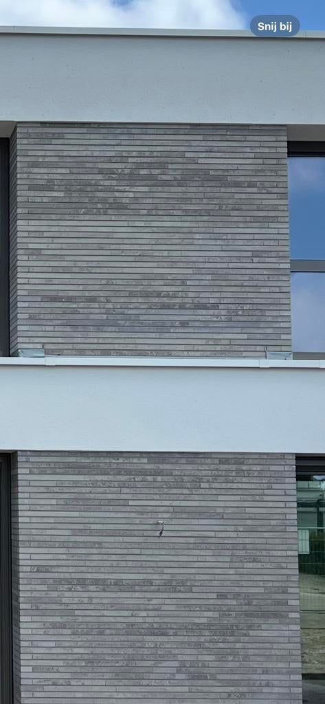 Gratis MBI Gevelstenen Unique Beige Beton Langformaat, Ophalen, Nieuw, Beton