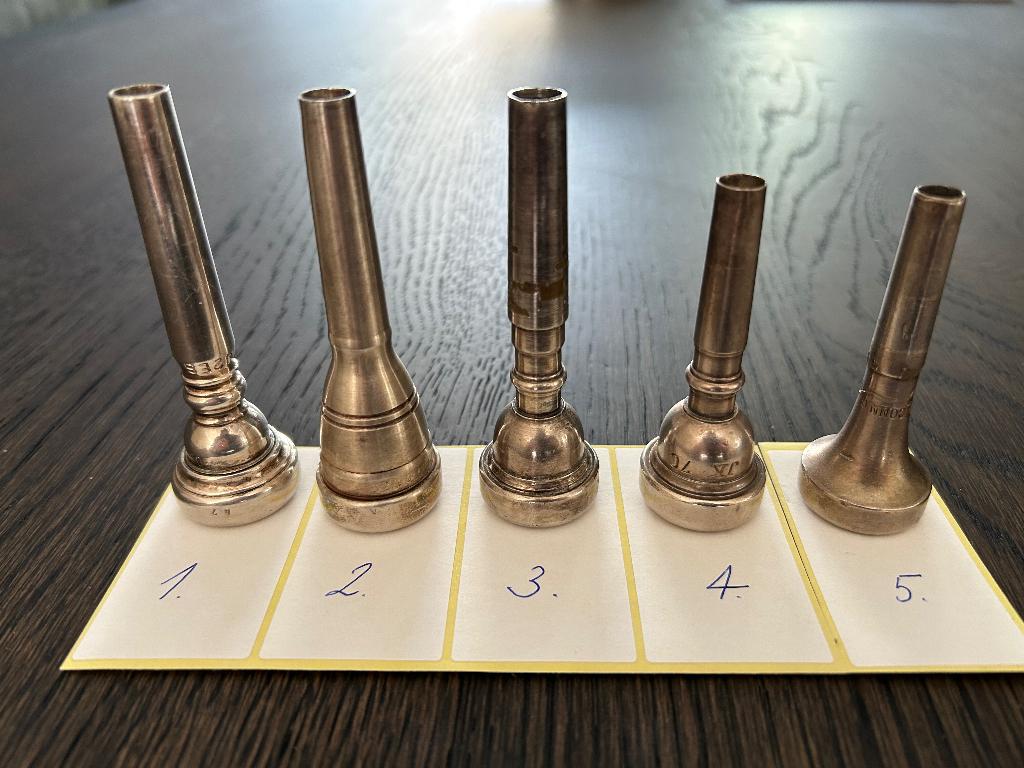 Mondstukken trompet/cornet te koop, Muziek en Instrumenten, Ophalen of Verzenden, Gebruikt, Overige typen