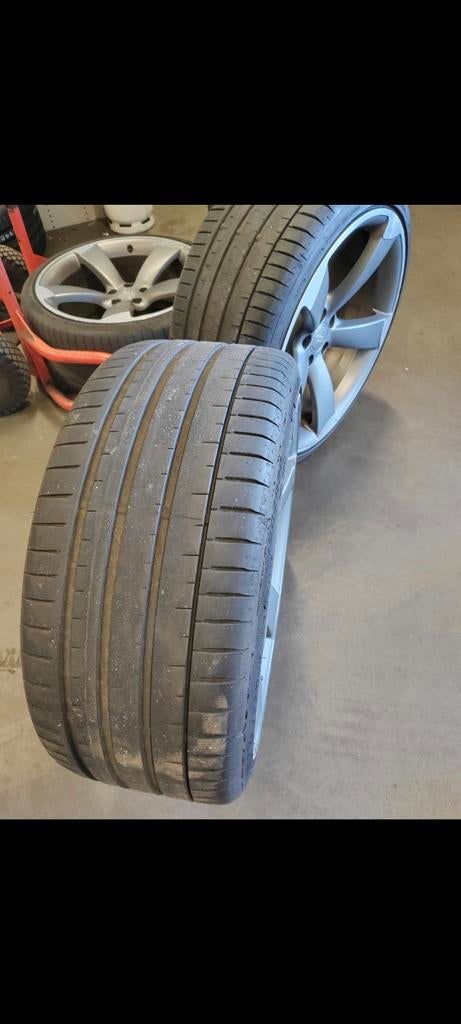 Originele Audi RS5 Rotor zomerwielset - 20 inch, Auto-onderdelen, Banden en Velgen, Ophalen, Gebruikt, 265 mm, Banden en Velgen