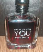 Armani Stronger With You Powerfully, Ophalen of Verzenden, Zo goed als nieuw, Parfumfles, Gevuld