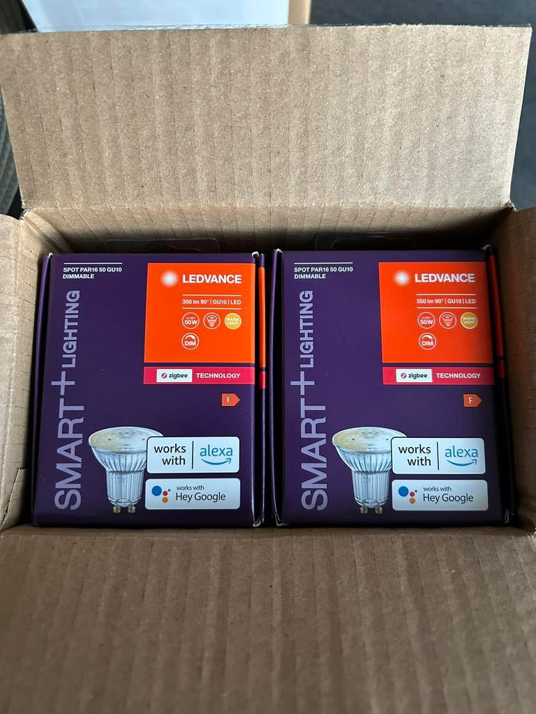 Ledvance smart+ GU10 spot zigbee 3.0 (doos 4 stuks), Led-lamp, Minder dan 30 watt, Nieuw, Overige fittingen