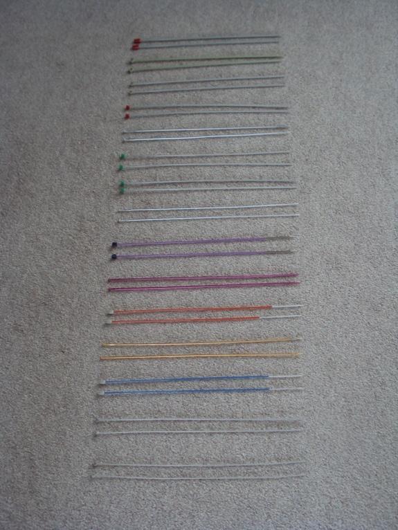 16 paar nwe breipennen breinaalden breien verschill. diktes, Hobby en Vrije tijd, Breien en Haken, Nieuw, Breien, Naald, Ophalen of Verzenden