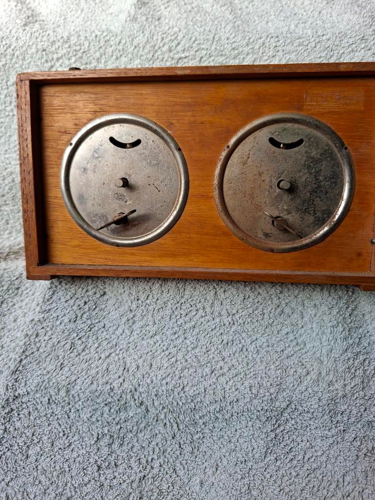 Schaakklok H.Koopman, Antiek en Kunst, Ophalen of Verzenden