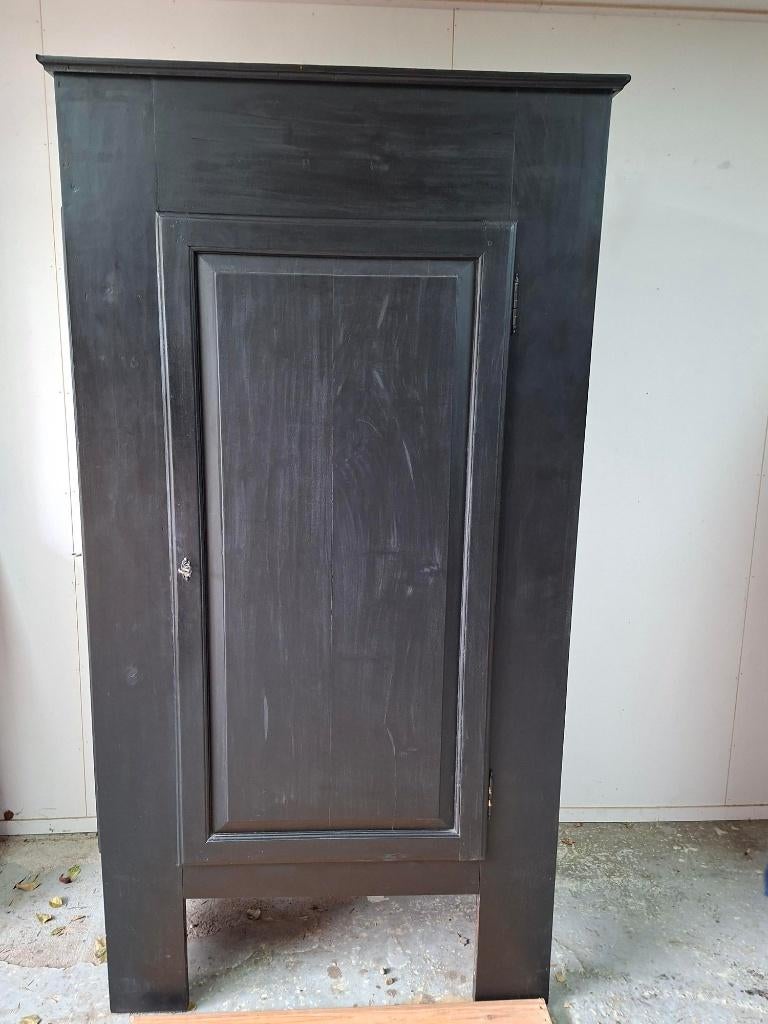 Teak houten broodkast, Ophalen, Teakhout, 50 tot 100 cm, 150 tot 200 cm