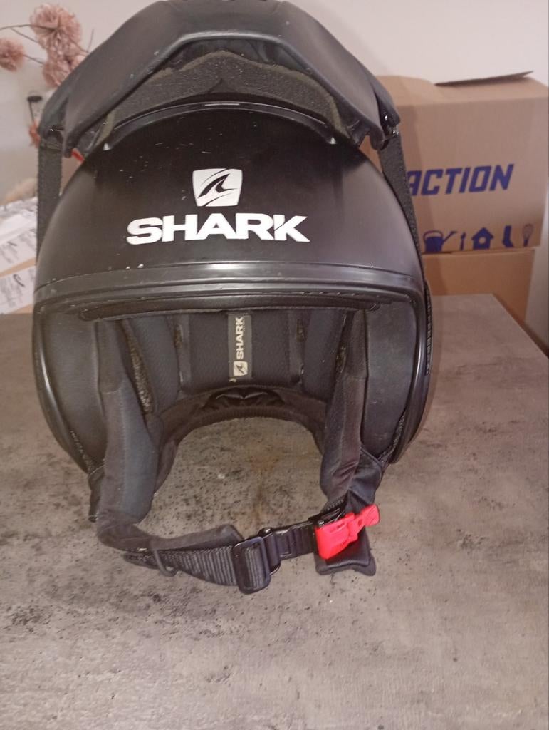 Gebruikte helm van shark, Fietsen en Brommers, Ophalen of Verzenden