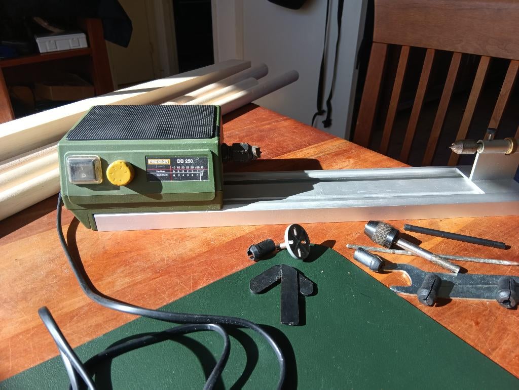 proxxon db 250 mini draaibank voor modelbouw, Ophalen, Gebruikt, Houtdraaibank, Minder dan 500 mm