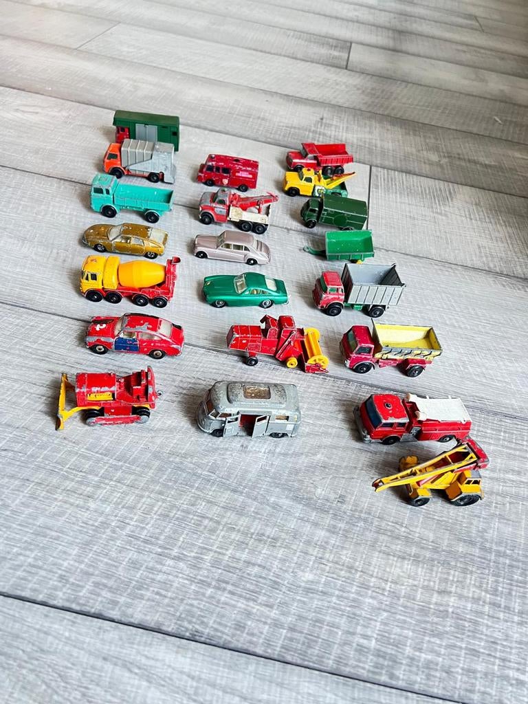 Vintage Matchbox lesnar Speelgoedauto's -, Ophalen of Verzenden, Gebruikt