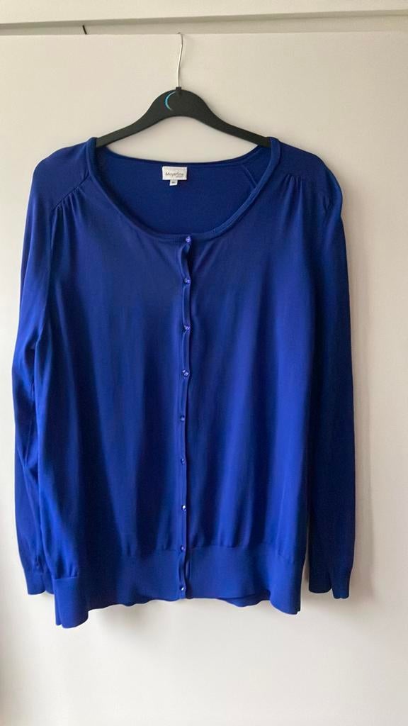 Mayerline. Brussels. Kobaltblauw vestx 3L/44/46, Kleding | Dames, Truien en Vesten, Ophalen of Verzenden, Zo goed als nieuw, Maat 46/48 (XL) of groter