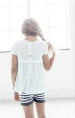 Soft&jolly 134 140 soft & jolly shirt tshirt blouse blauw, Gebruikt, Soft&jolly, Shirt of Longsleeve, Verzenden