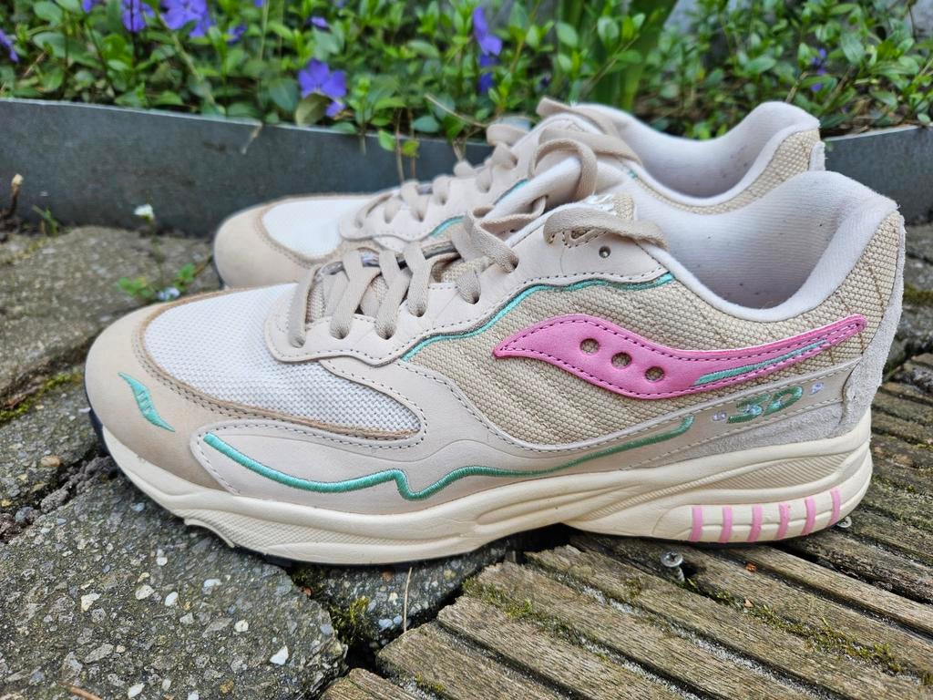 ZGAN Saucony 3D Grid Hurricane sneakers, maat 42,5, Overige kleuren, Ophalen of Verzenden, Saucony, Sneakers of Gympen