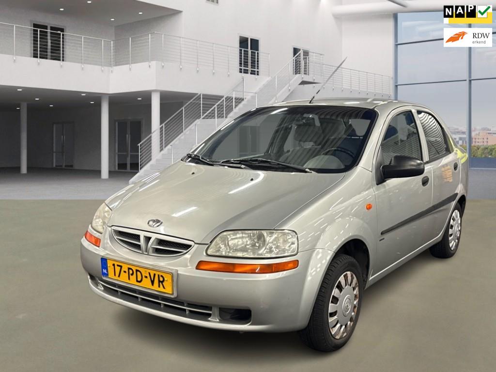 Daewoo Kalos 1.4 Spirit|AIRCO|ELEKRAMEN|STUURBEKR|TREKHAAK|I, Auto's, Daewoo, 83 pk, 4 cilinders, Kalos, Origineel Nederlands