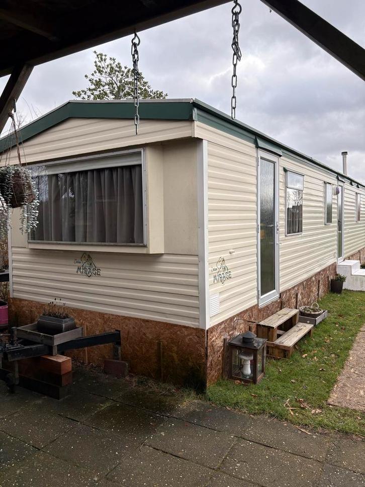 Stacaravan 310 x 1100 met 2 slaapkamers, Caravans en Kamperen, Stacaravans, tot en met 4, Ophalen