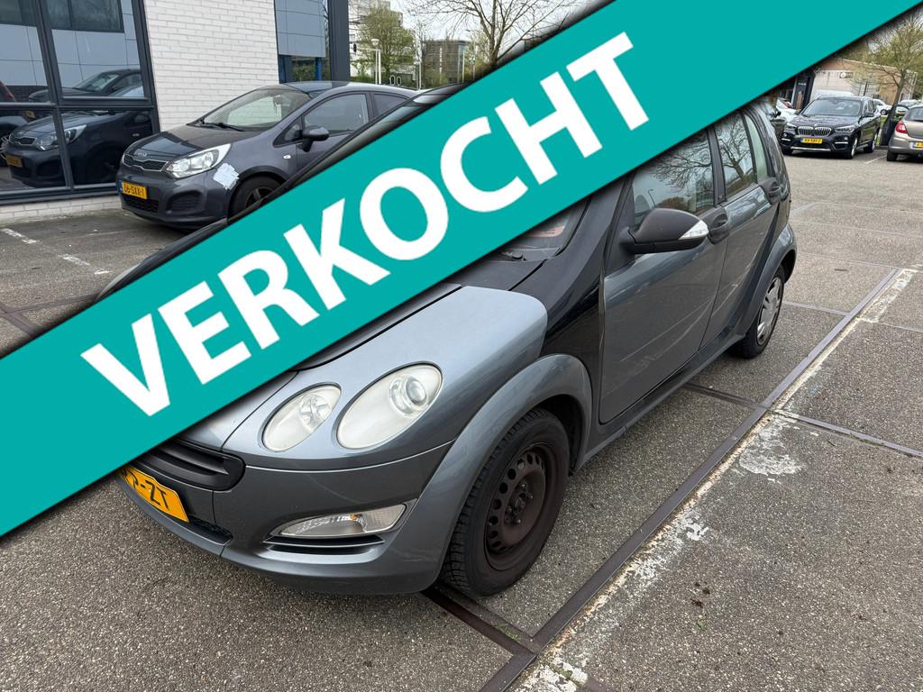 Smart Forfour 1.1 pulse / apk / nap / 5 drs / 2 sleutels / i, Auto's, Smart, Voorwielaandrijving, Zwart, Origineel Nederlands