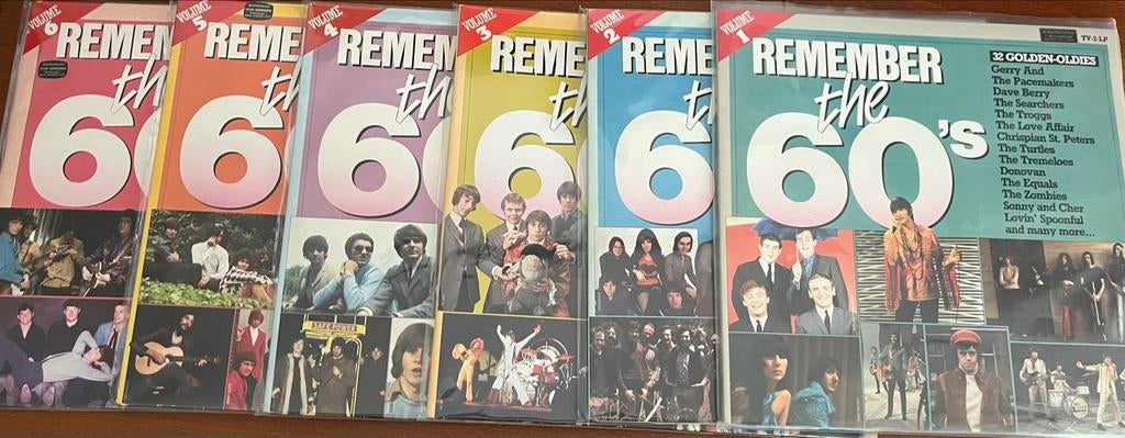 Remember the 60's - Volume 1 t/m 6 Vinyl LP, Ophalen of Verzenden, Zo goed als nieuw, 12 inch, 1960 - 1969