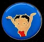 Betty Boop pin- rond 24 mm, Verzenden, Nieuw, Transport, Speldje of Pin