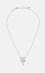 Swarovski Swan Ketting met Kristallen Hanger, Ophalen, Overige materialen, Zo goed als nieuw, Met kristal