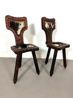 brutalistische Spaanse driepoot stoeltjes uit de jaren 60, Ophalen