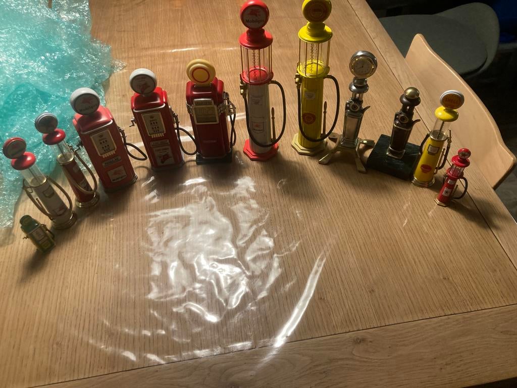 Benzine Pomp stations, muntenbak Gearbox Collection, Ophalen of Verzenden, Zo goed als nieuw, Groter dan 1:32