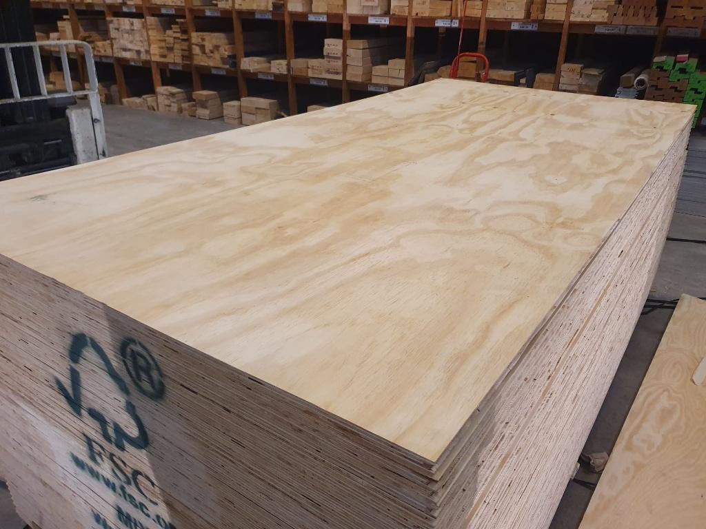 18 mm Underlayment/dakplaten Elliotti 122x244 cm TG2, Doe-het-zelf en Verbouw, Platen en Panelen, Ophalen, Nieuw, Multiplex, Minder dan 20 mm