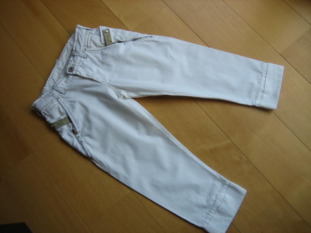 Zeer stoere witte 3/4 broek M + F GIRBAUD D36 snazzeys, Girbaud, Verzenden, Wit, Nieuw
