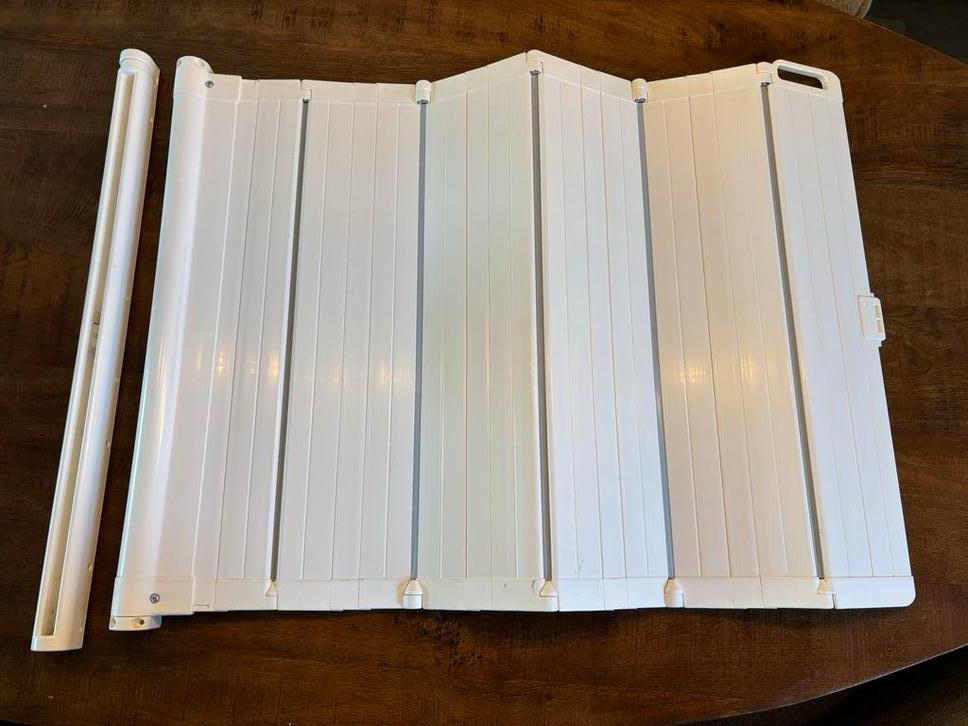 Baby Dan Guard Me A/S 55-95cm Oprolbaar Traphekje, Overige materialen, Gebruikt, Oprolhekje, Ophalen of Verzenden