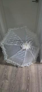 Elegante Bruidsparaplu - Perfect voor uw speciale dag, Sieraden, Tassen en Uiterlijk, Paraplu's, Ophalen of Verzenden, Transparant