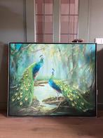 XL Schilderij "Twee pauwen" - Jan Kooistra, Ophalen