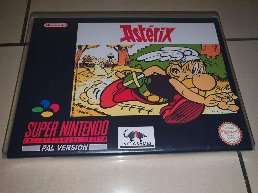 Asterix SNES Game Case, Avontuur en Actie, Verzenden, 1 speler, Zo goed als nieuw