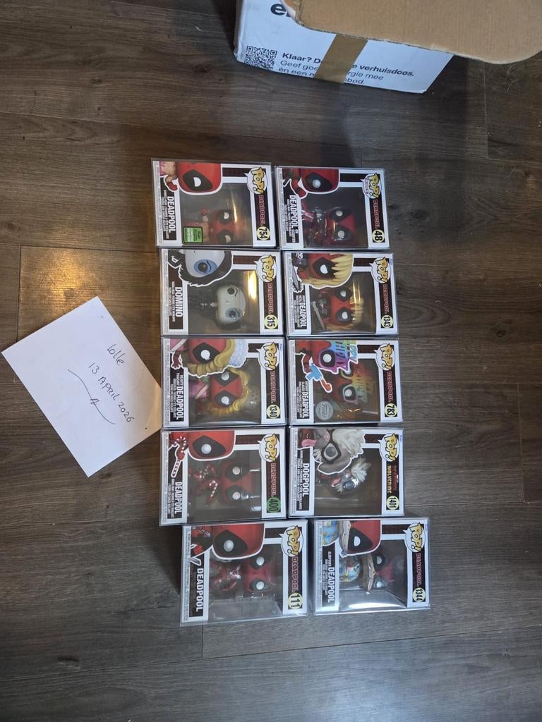 Funko Pop! Deadpool figuren (incl. protector, Ophalen of Verzenden, Zo goed als nieuw