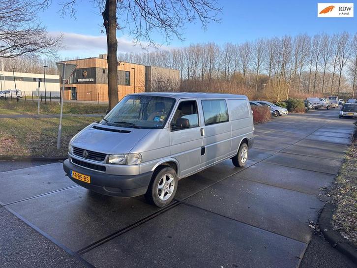 Volkswagen Transporter 2.5 TDI 332 Dubbel Cabine.Airco.Airco, Auto's, Bestelauto's, Bedrijf, Te koop, Airconditioning, Centrale vergrendeling