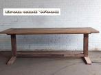 Oud eiken barnwood bureau-tafel / geborsteld / op maat, Huis en Inrichting, Bureaus, Ophalen, Nieuw, Bureau