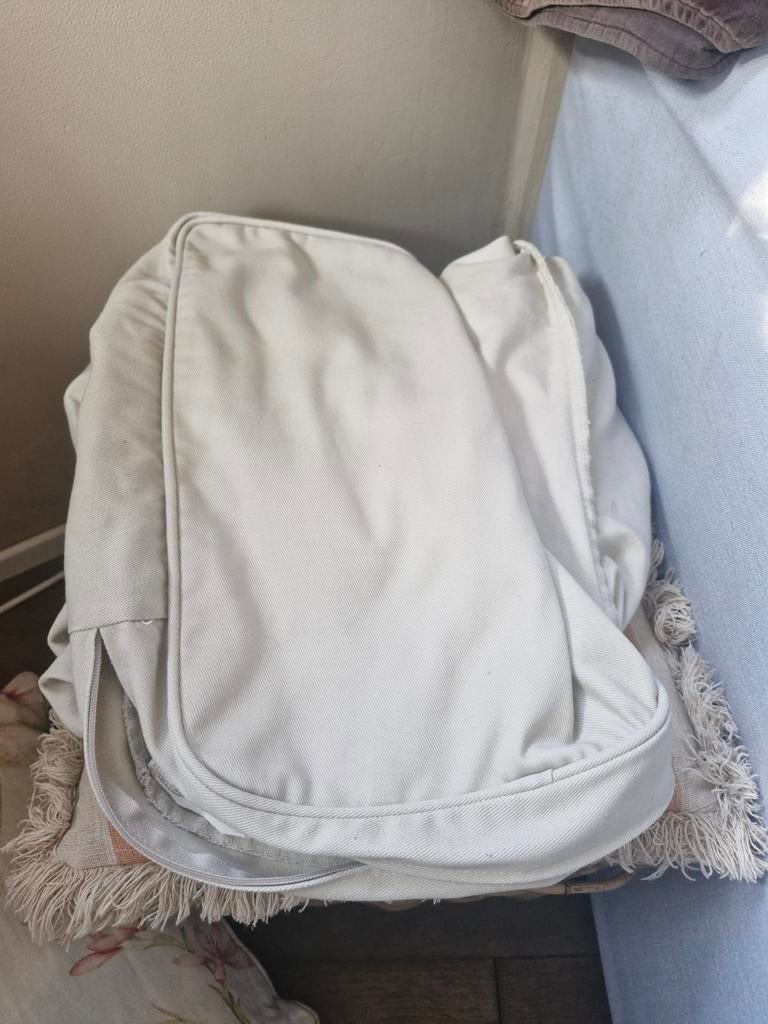 2x Schone beige stoelhoezen voor Jennylund fauteuil, Twee, Overige kleuren, Ophalen of Verzenden, Zo goed als nieuw