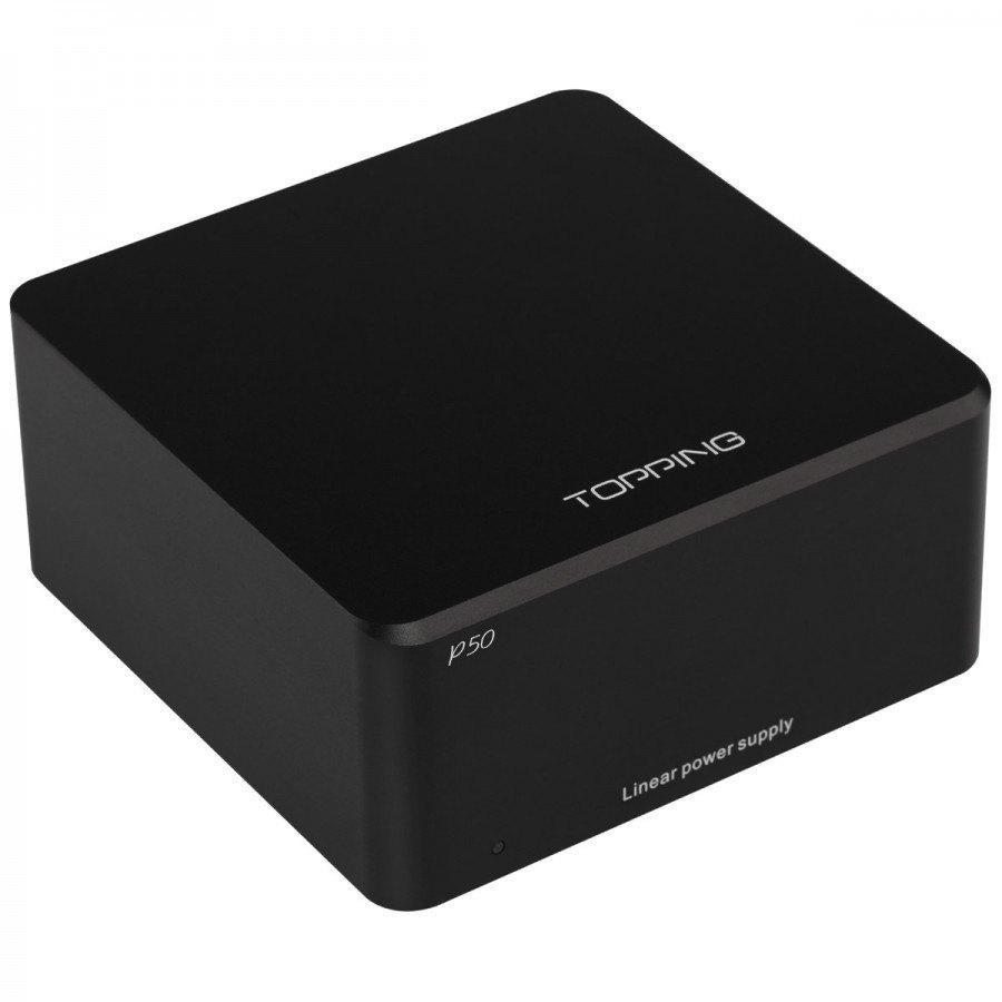 TOPPING P50 Regulated Linear Power Supply Ultra Low Noise zw, Ophalen of Verzenden, Nieuw, Overige merken